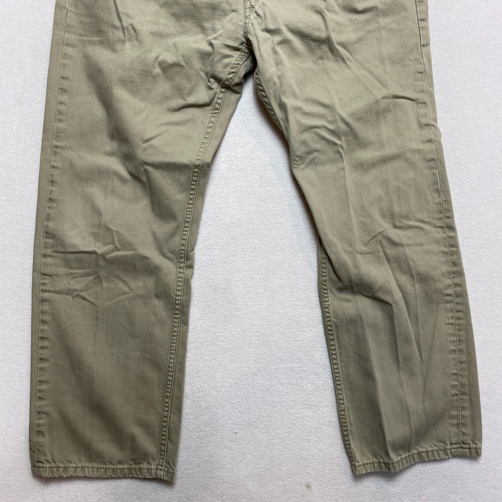 Levi's 505 Jeans Mens 38 Tan Denim Pants Five Pocket Straight Leg - Picture 2 of 10